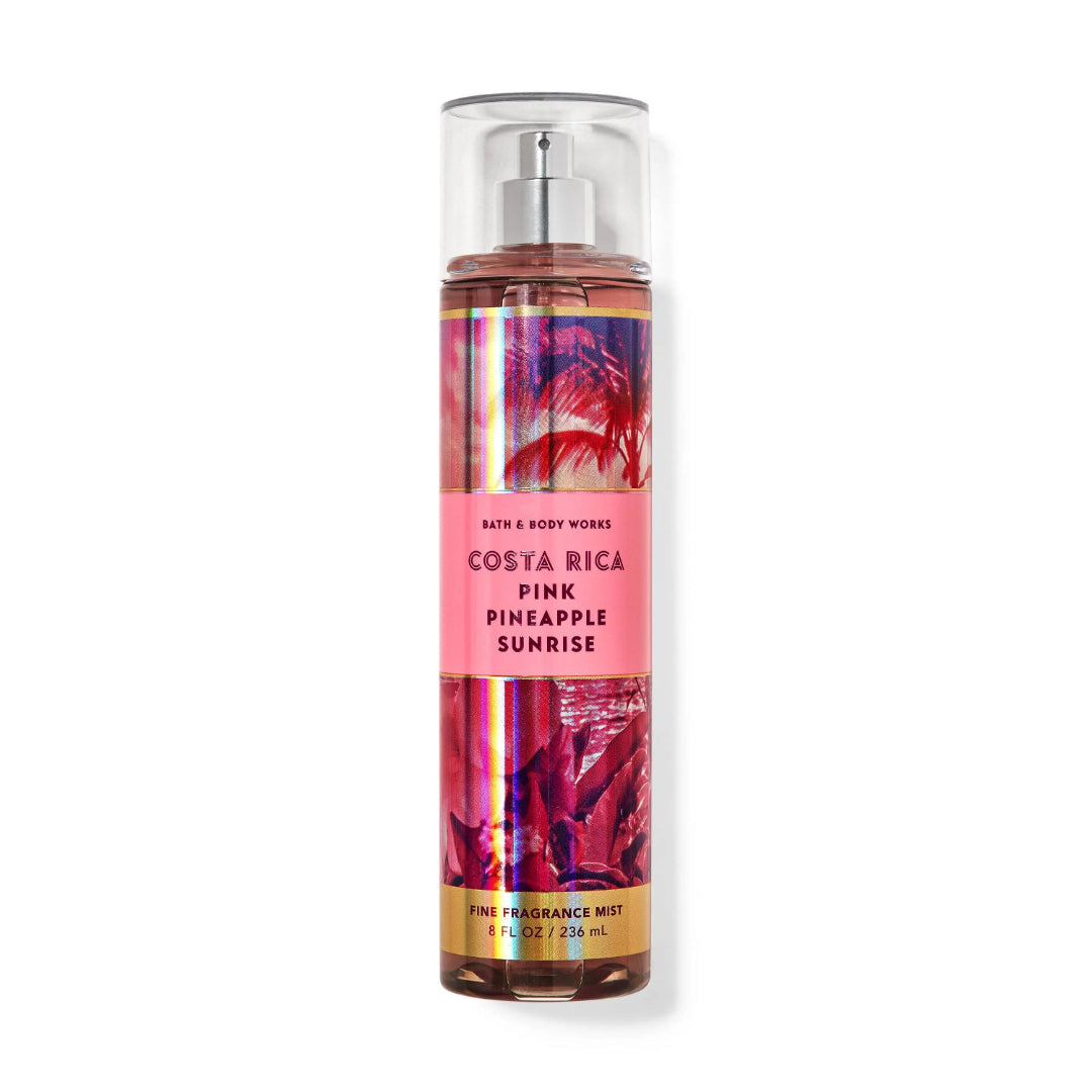Bath And Body Works Fine Fragrance Mist 236ml - Costa Rica Pink Pineaplle Sunrise - Medaid