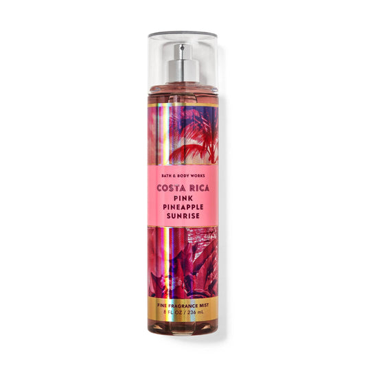 Bath And Body Works Fine Fragrance Mist 236ml - Costa Rica Pink Pineaplle Sunrise - Medaid