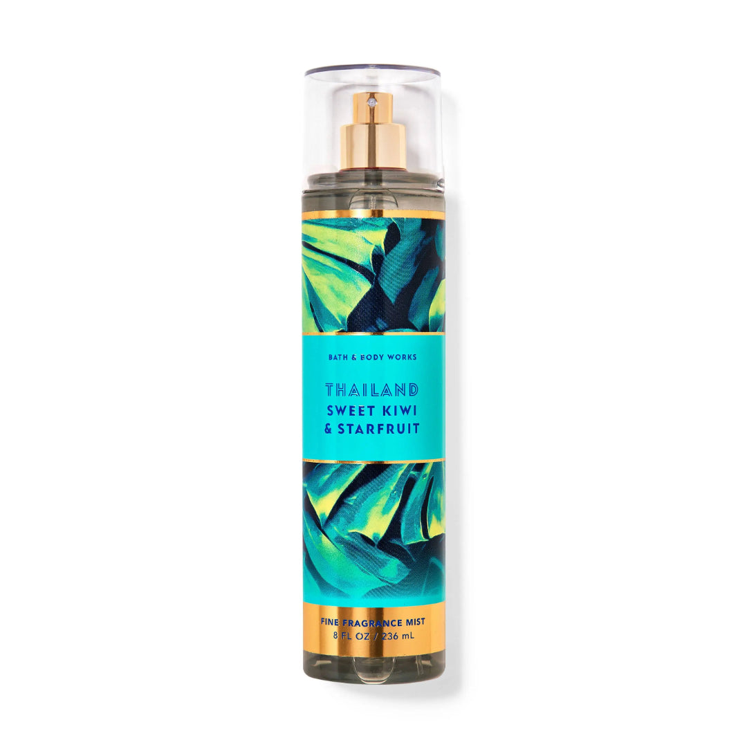 Bath And Body Works Fine Fragrance Mist 236ml - Thailand Sweet Kiwi & Starfruit - Medaid