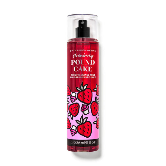 Bath And Body Works Fine Fragrance Mist 236ml - Strawberry Pound Cake - Medaid