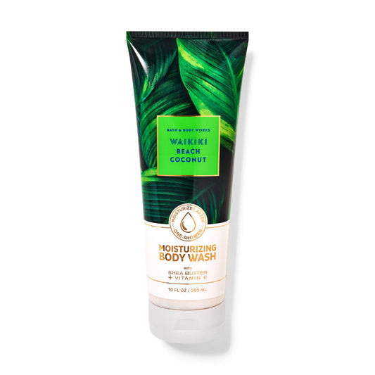Bath And Body Works Moisturizing Body Wash 295ml - Waikiki Beach Coconut - Medaid