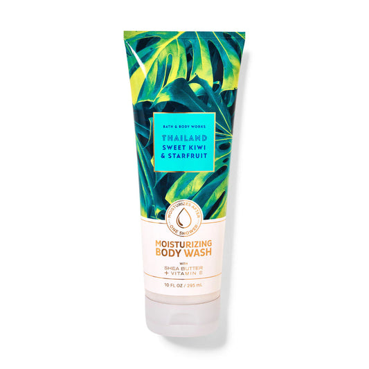 Bath And Body Works Moisturizing Body Wash 295ml - Thailand Sweet Kiwi & Starfruit - Medaid