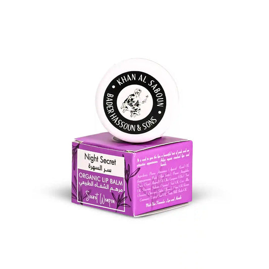Khan Al Saboun Organic Lip Balm - Night Secret - Medaid