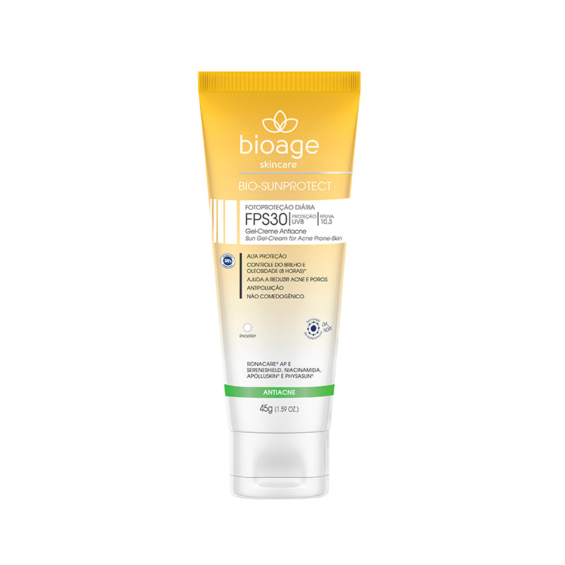 Sunscreen Bioage Bio-sunprotect Spf 70 Anti-acne Incolor 45g (Colorless) - Medaid - Lebanon