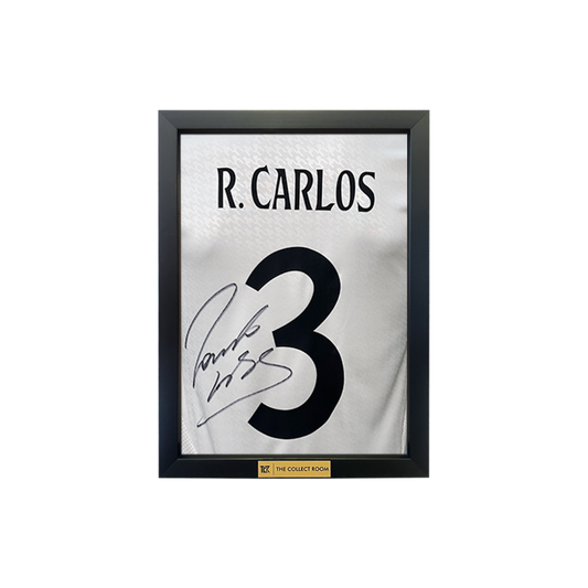 The Collect Room - Roberto Carlos Signed Real Madrid 2024 Jersey - Medaid International