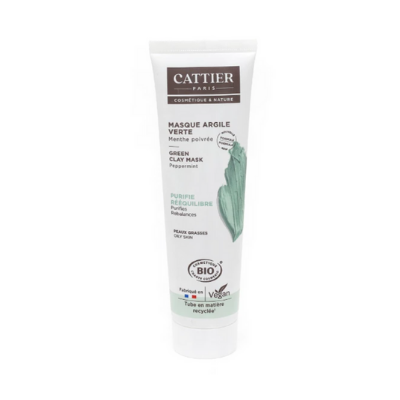 Cattier - Green Peppermint Clay Mask - Medaid International