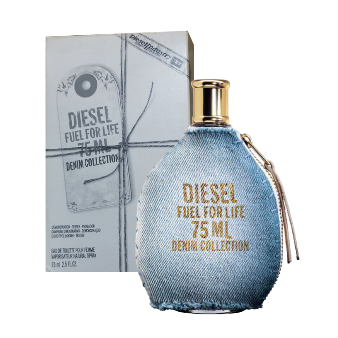 TESTER Diesel Fuel For Life Denim Collection Eau De Toilette Pour Femme - 75ml - Medaid