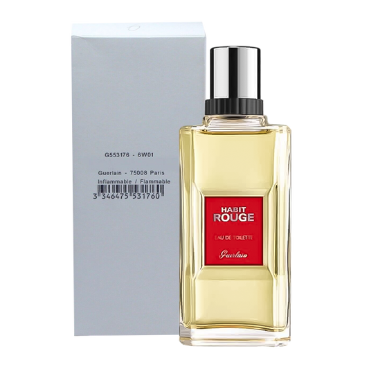 TESTER Guerlain Habit Rouge Eau De Parfum Pour Homme - 100ml - Medaid