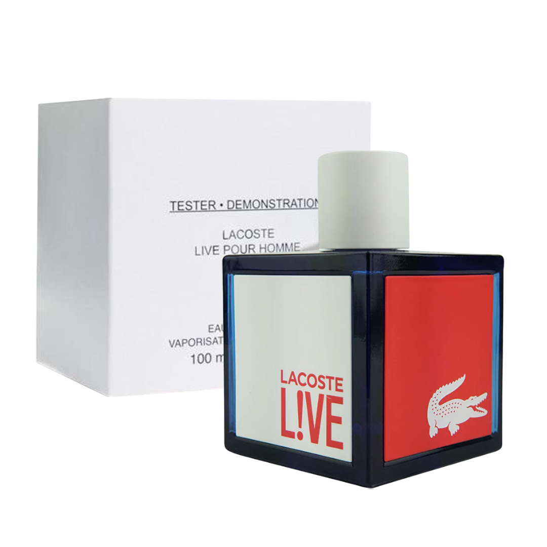 TESTER Lacoste Live Eau De Toilette Pour Homme - 100ml - Medaid