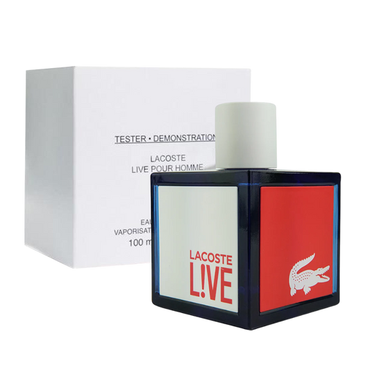 TESTER Lacoste Live Eau De Toilette Pour Homme - 100ml - Medaid