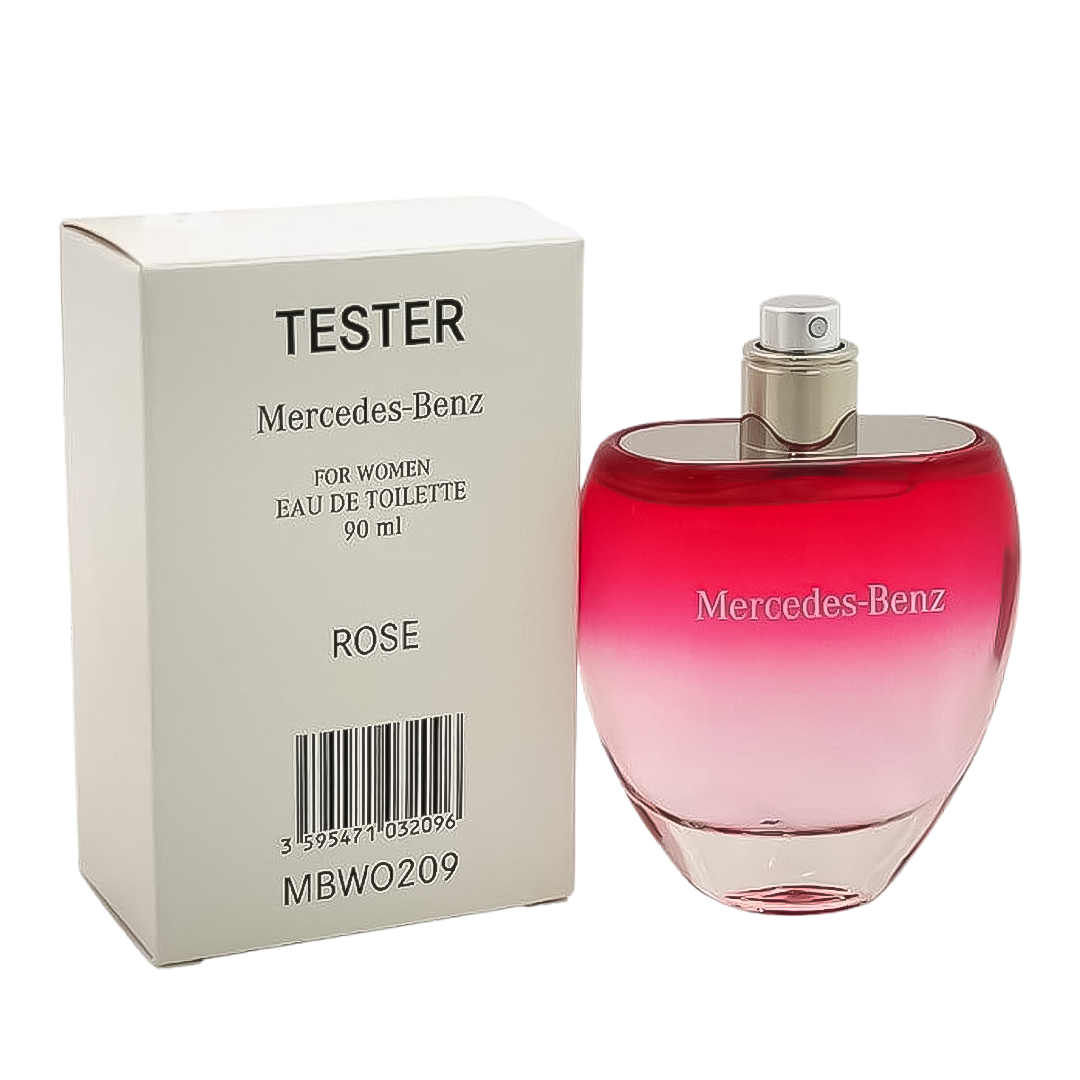 TESTER Mercedes Benz Rose Eau De Toilette Pour Femme - 90ml - Medaid