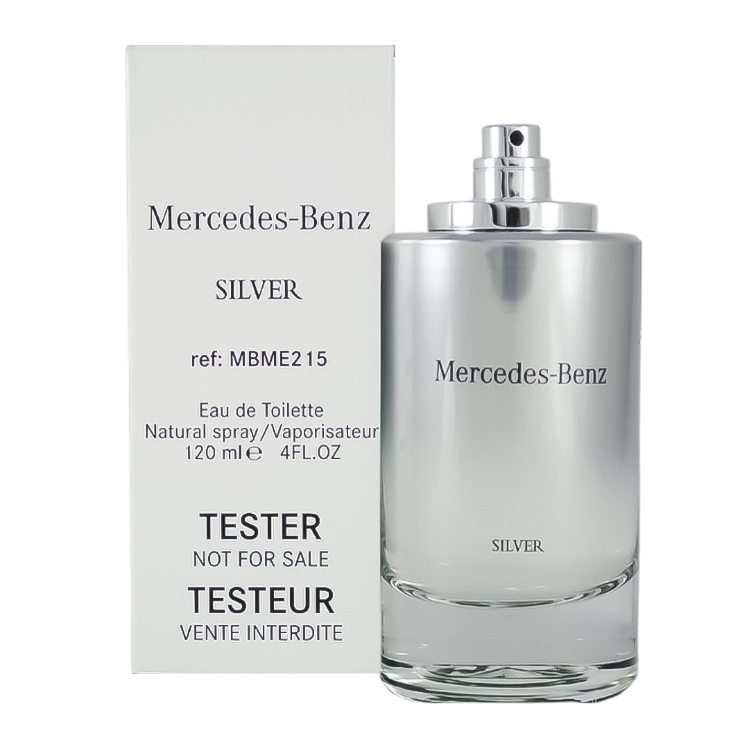 TESTER Mercedes Benz Silver Eau De Toilette Pour Homme - 120ml - Medaid