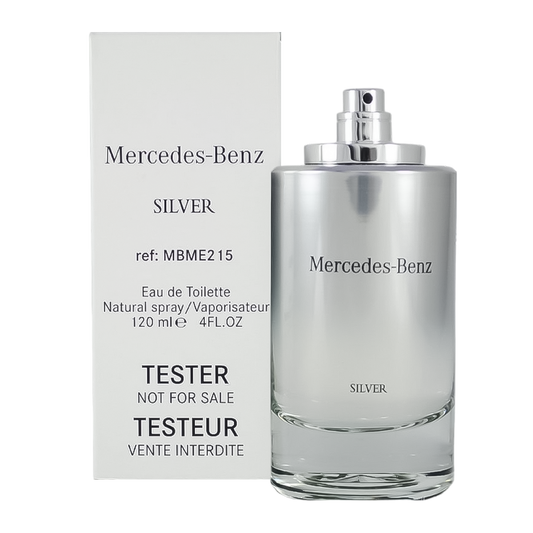 TESTER Mercedes Benz Silver Eau De Toilette Pour Homme - 120ml - Medaid