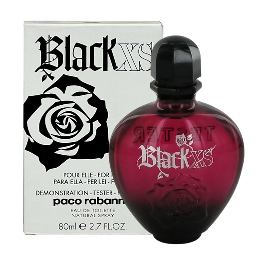 TESTER Paco Rabanne Black XS Eau De Toilette Pour Femme - 80ml - Medaid