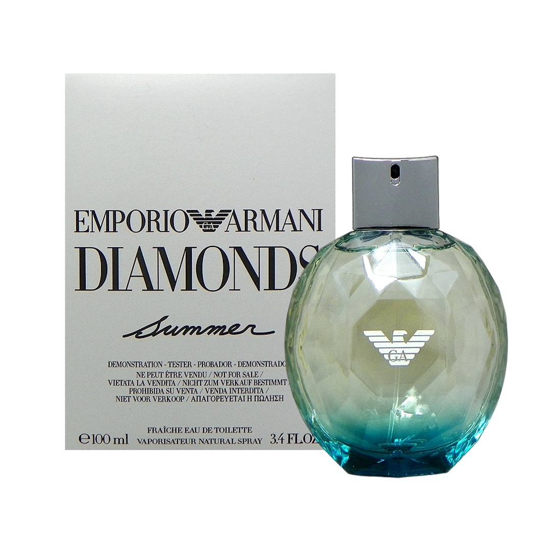 TESTER Emporio Armani Diamond Summer Eau De Toilette Pour Femme- 100ml - Medaid