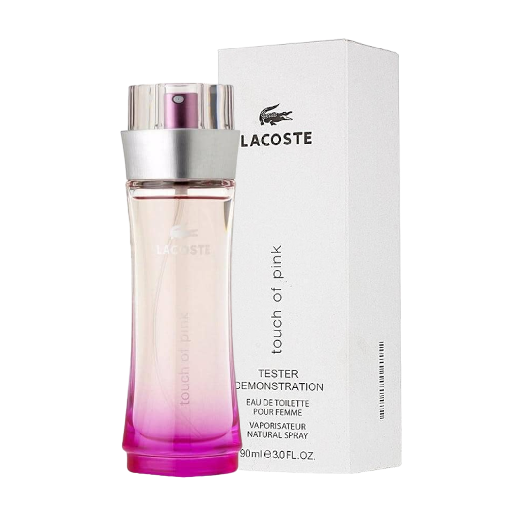 TESTER Lacoste Touch Of Pink Eau De Toilette Pour Femme - 90ml - Medaid