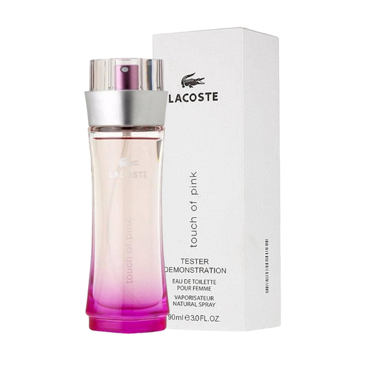 TESTER Lacoste Touch Of Pink Eau De Toilette Pour Femme - 90ml - Medaid