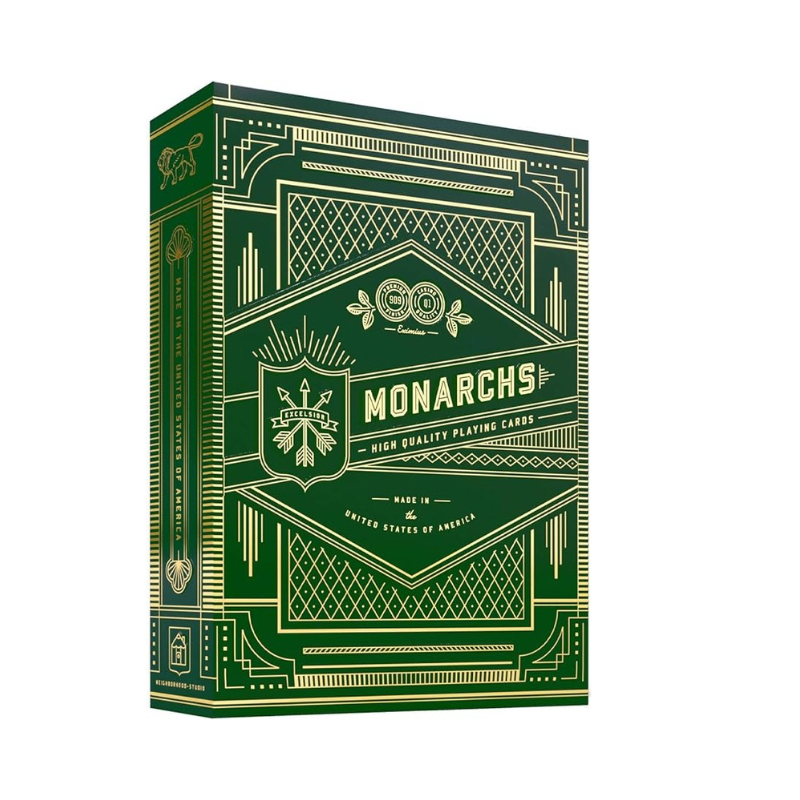 Green Monarch Playing Cards - Medaid International