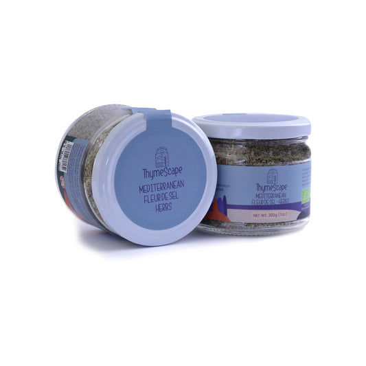 THYMESCAPE ORGANIC MEDITERRANEAN FLEUR DE SEL - HERBAL SALT - Medaid International