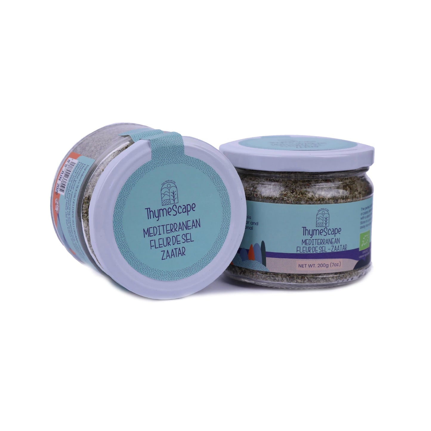 THYMESCAPE ORGANIC MEDITERRANEAN FLEUR DE SEL - ZAATAR SALT - Medaid International