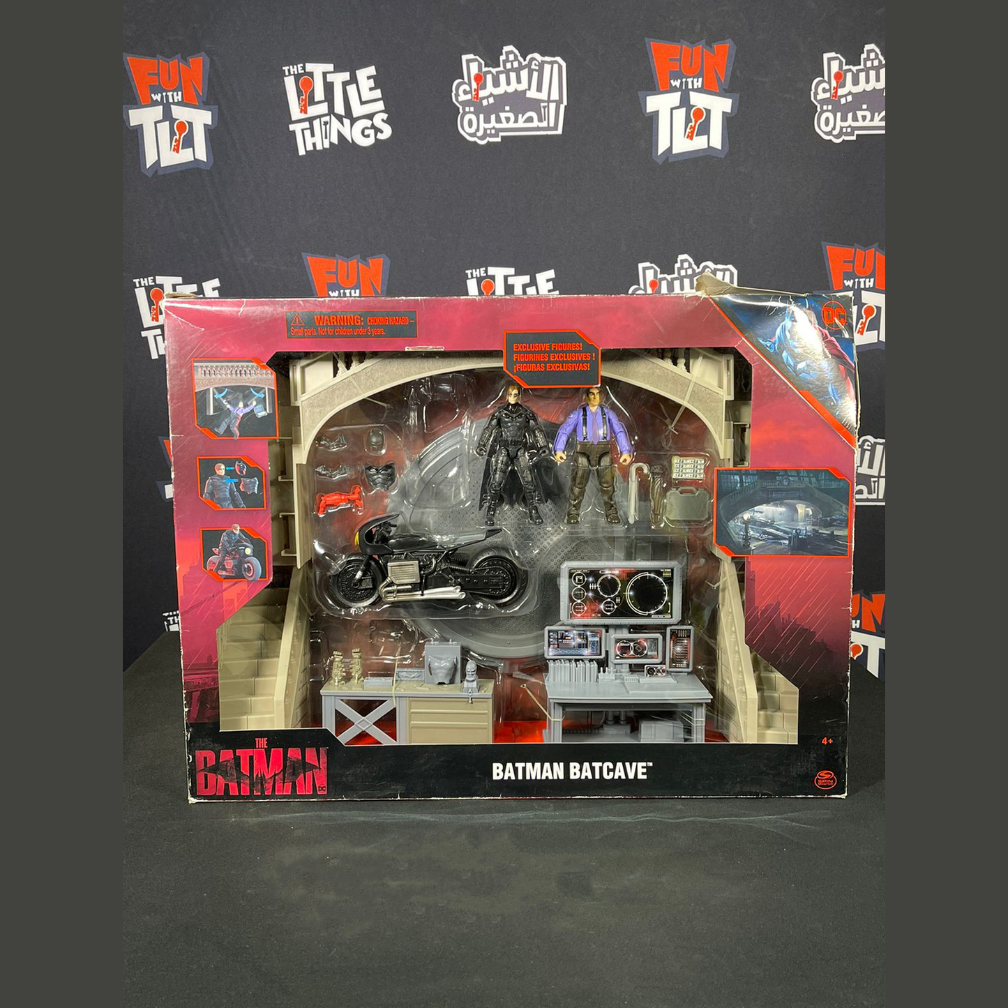 DC Batman Movie Moments Bat Cave Playset by Spin Master [Damaged Box] - Medaid International