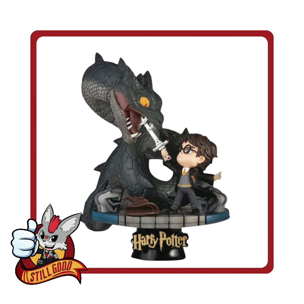 Harry Potter Harry vs. The Basilisk Diorama Stage by Beast Kingdom (DS-123) [Damaged Box] - Medaid International