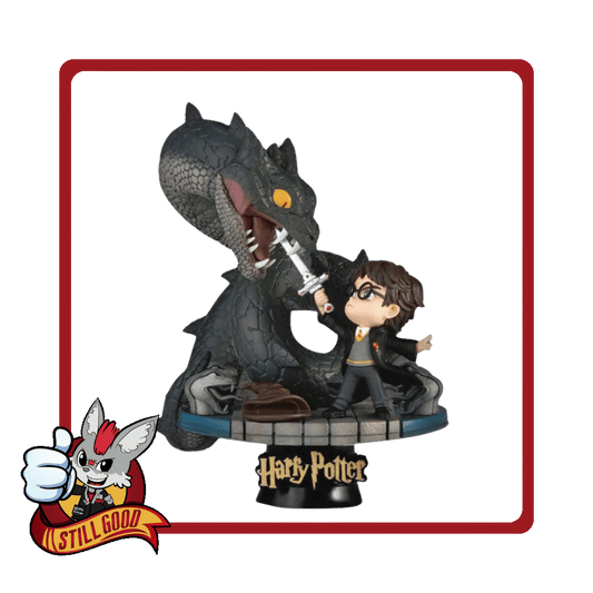Harry Potter Harry vs. The Basilisk Diorama Stage by Beast Kingdom (DS-123) [Damaged Box] - Medaid International