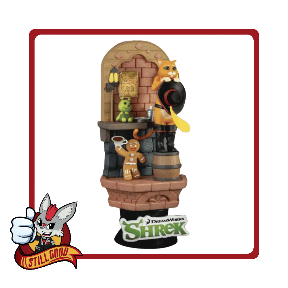Disney Puss In Boots Diorama Stage by Beast Kingdom (Diorama Stage-096) [Damaged Box] - Medaid International