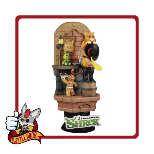 Disney Puss In Boots Diorama Stage by Beast Kingdom (Diorama Stage-096) [Damaged Box] - Medaid International