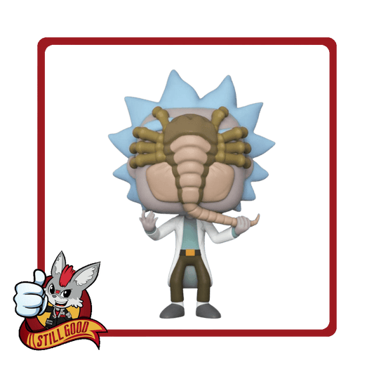 Funko Exc : Rick & Morty- Rick with Facehugger [Damaged Box] - Medaid International