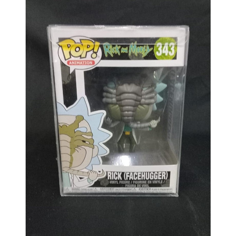 Funko Exc : Rick & Morty- Rick with Facehugger [Damaged Box] - Medaid International