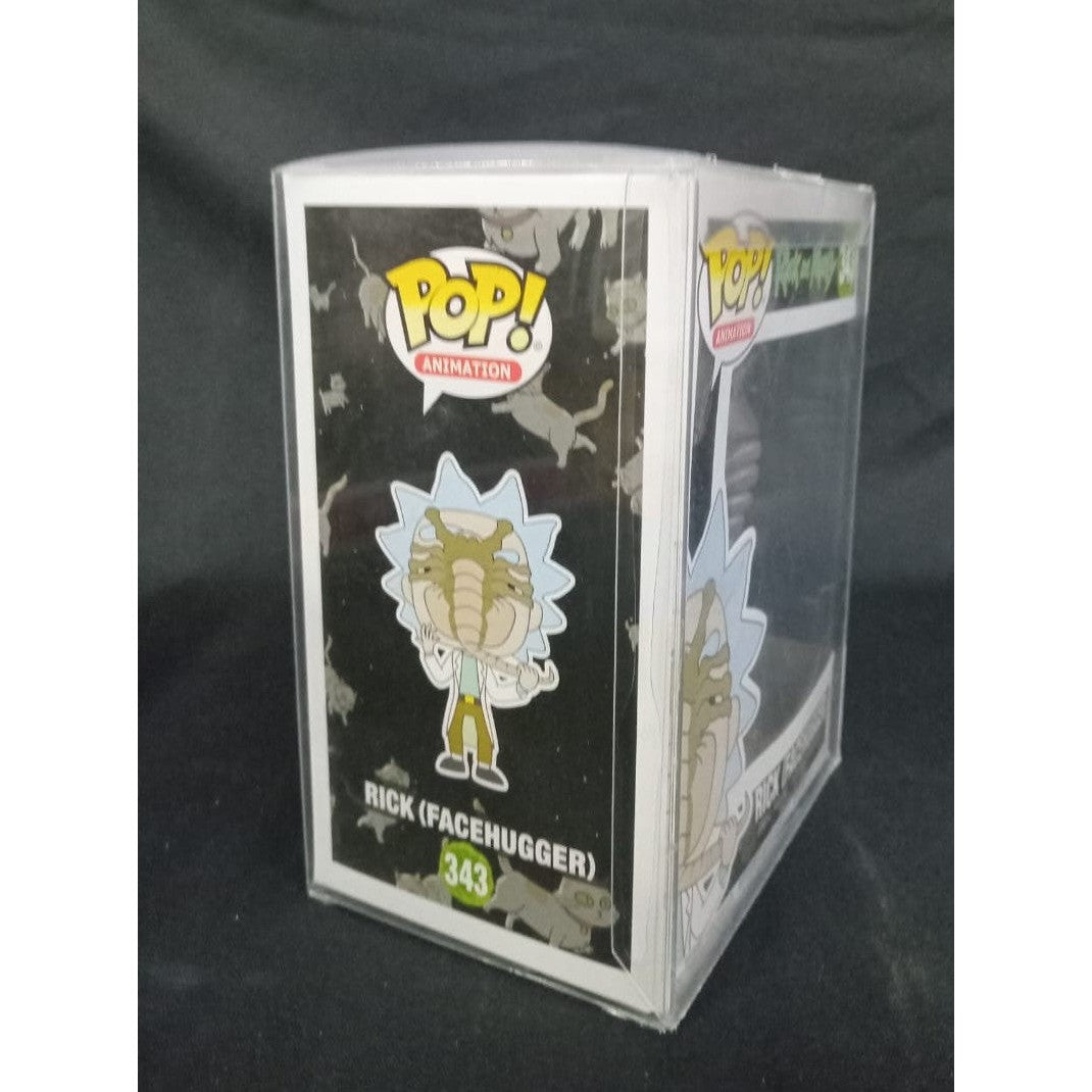 Funko Exc : Rick & Morty- Rick with Facehugger [Damaged Box] - Medaid International