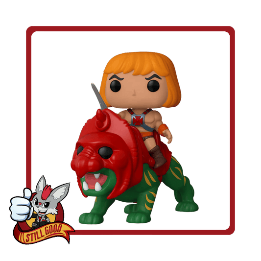 Funko MOTU- He-Man On Battle Cat [DAMAGED BOX] - Medaid International