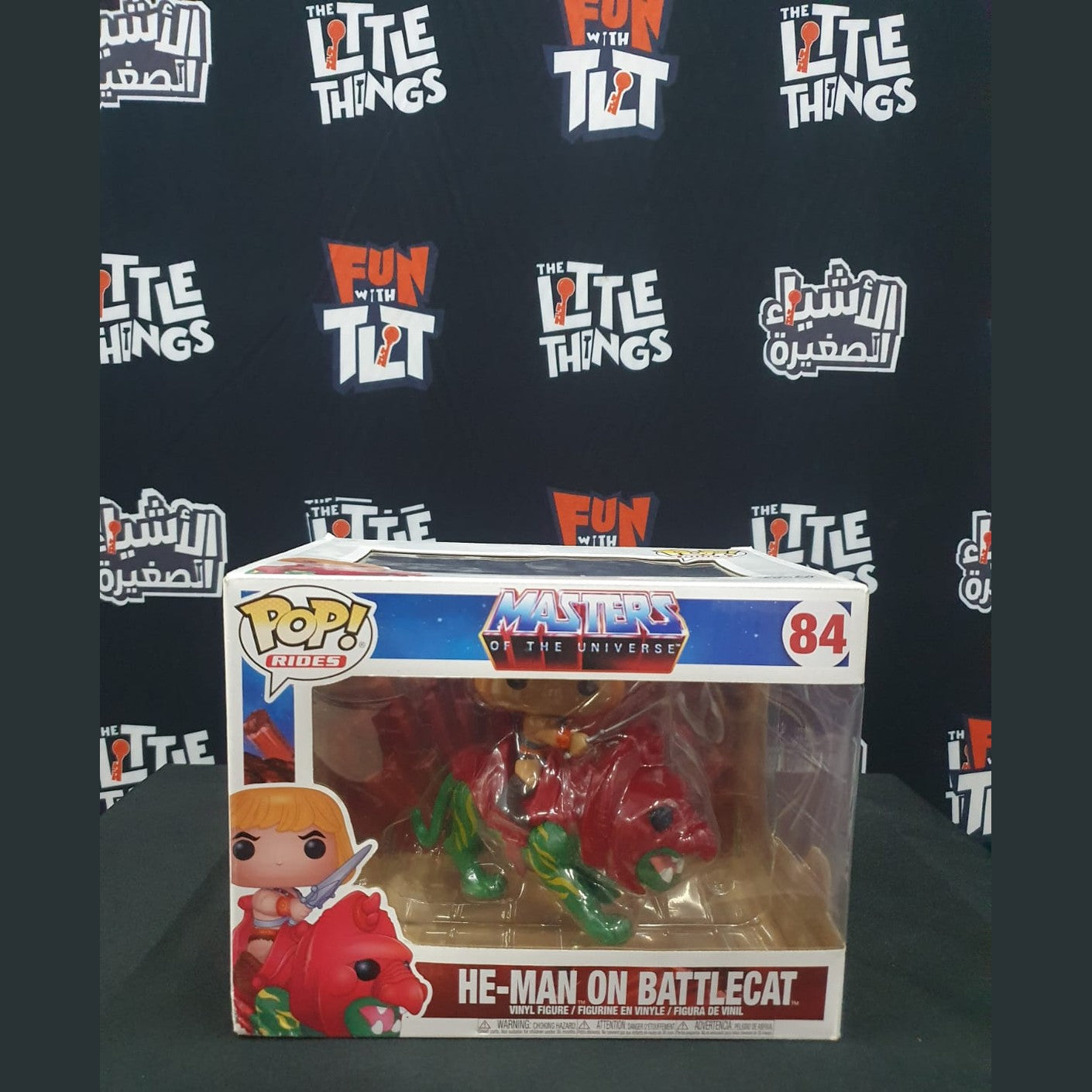 Funko MOTU- He-Man On Battle Cat [DAMAGED BOX] - Medaid International