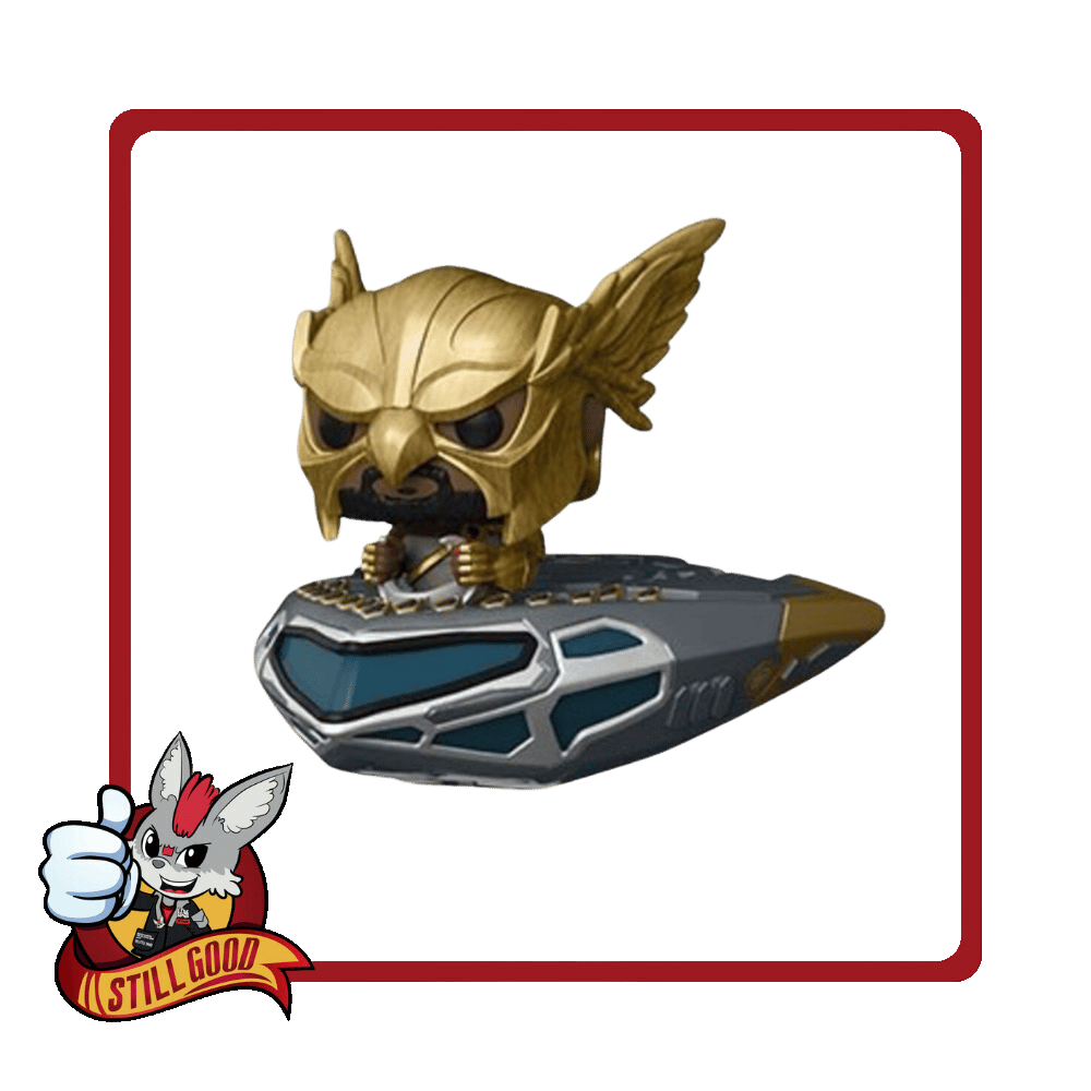 Funko Pop Ride SUPDLX: DC Comics Black Adam- Hawkman In Cruiser [Damaged Box] - Medaid International