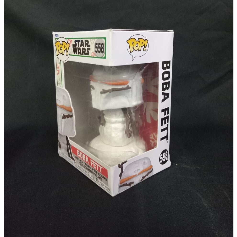Funko : Star Wars Holiday - Boba Fett (Snowman) [Damaged Box] - Medaid International