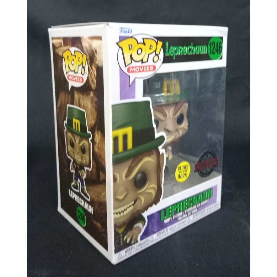 Funko Exc : Leprechaun - Leprechaun with Flashlight (Glow in the Dark) (1246) [Damaged Box] - Medaid International
