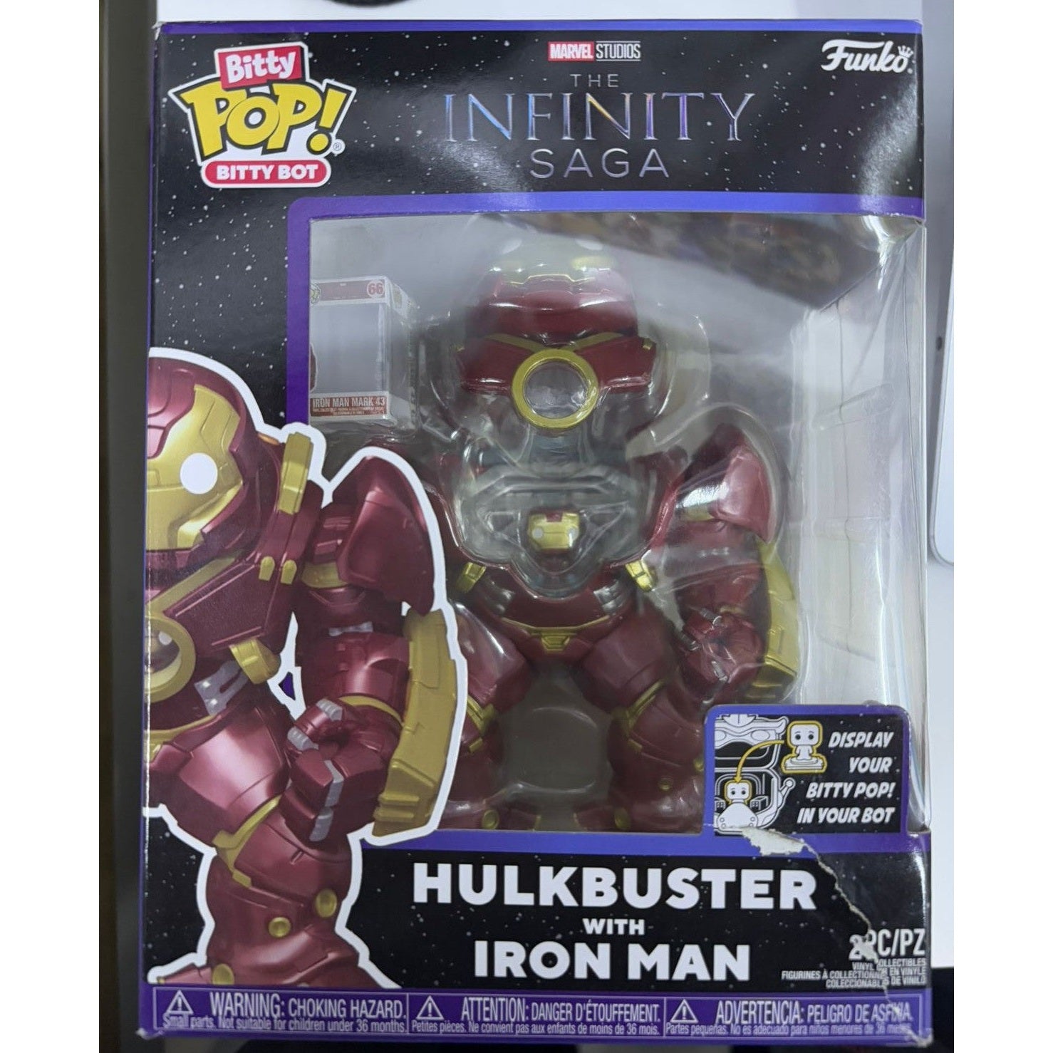 Funko Bitty Bot! Marvel: Hulkbuster [Damaged Box] - Medaid International