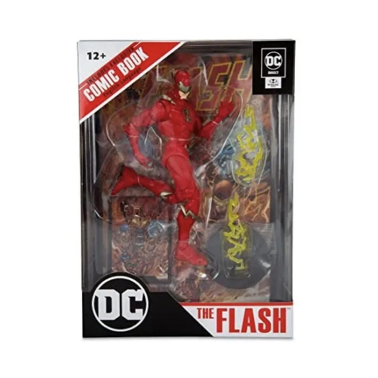 Barry Allen The Flash w/The Flash Comic (DC Page Punchers) 7" Figure - Medaid International