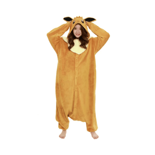 Pokemon Eevee Coral Fleece (Adult Size) M Costume By  Kigurumi - Medaid International