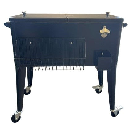 Party Cooler with Basket (Black) - Medaid International