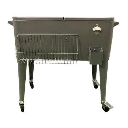 Party Cooler with Basket (Silver) - Medaid International