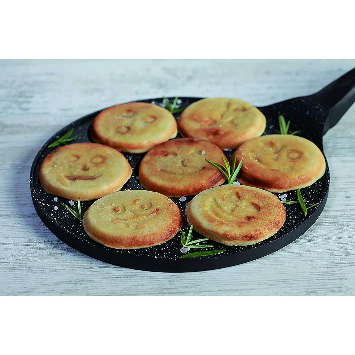 Premium Black Multi-Function Smile Frying Pan 26 cm - Medaid International