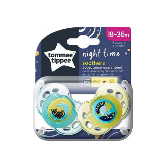 Tommee Tippee x2 Night Soothers 18-36m - Medaid International