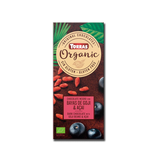Organic Dark Chocolate With Goji Beans & Açaí - Medaid International