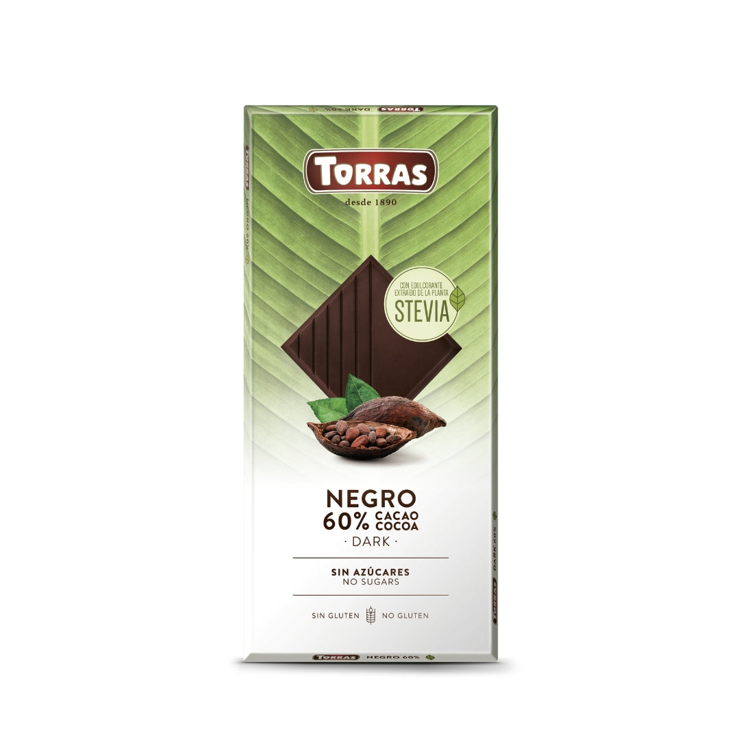 Sugar Free Dark Chocolate 60% Cacao With Stevia - Medaid International