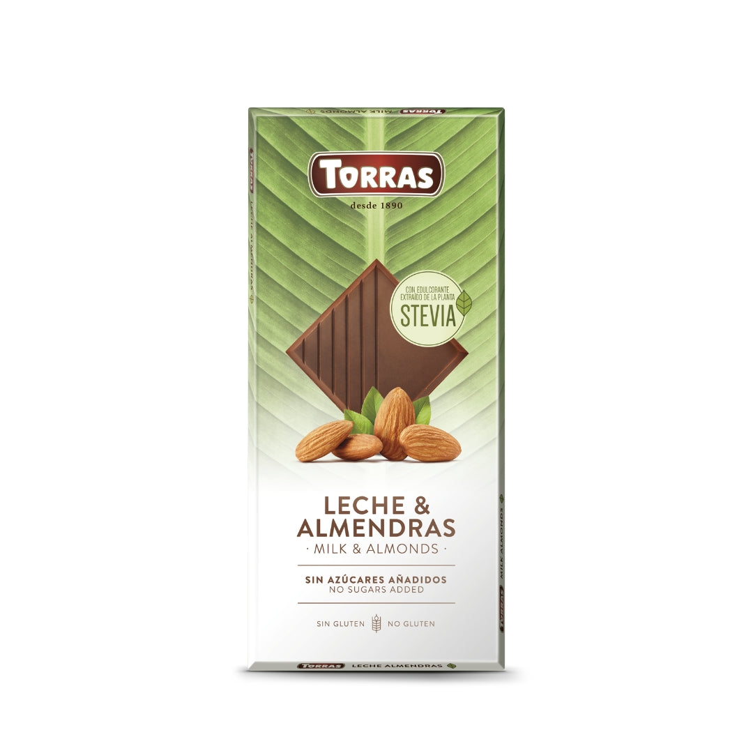 Sugar Free Milk Chocolate & Almonds With Stevia - Medaid International