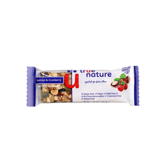 Organic Hazelnut & Cranberry Superfood Bar - Medaid International