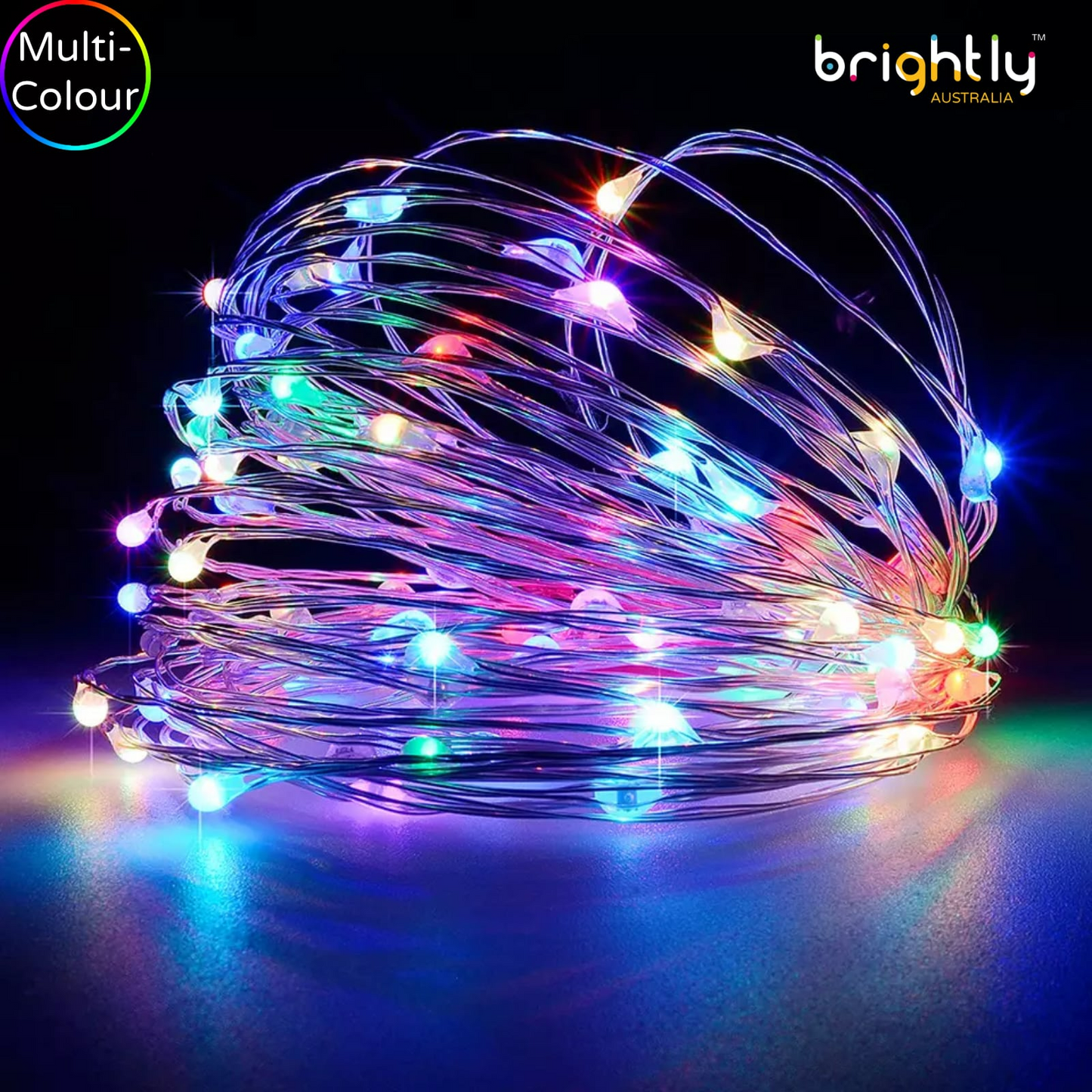 500 LED Fairy Copper String Lights 50 Meter Waterproof Multicolors Light Christmas - Medaid International