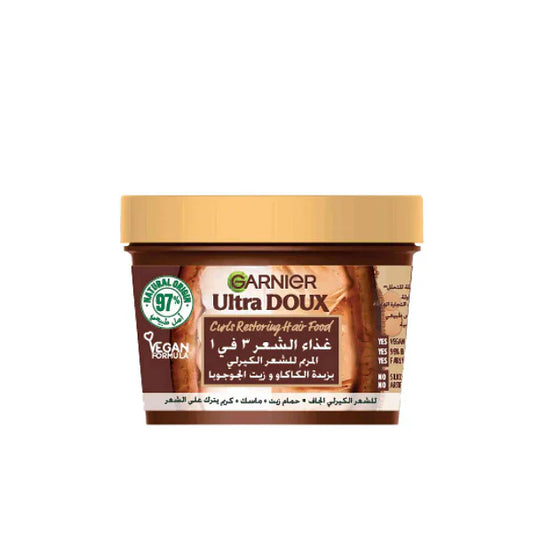 Garnier Ultra Doux Curls Restoring Hair Food Cocoa Butter Mask 390ml - Medaid